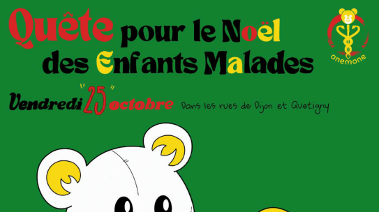 Association Anemone : « Noël des Enfants Malades » le vendredi 25 octobre 2024 !