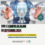Bachelor "Intelligence Artificielle (IA) dans le domaine de la Santé" sur le campus dijonnais du CESI en septembre 2024